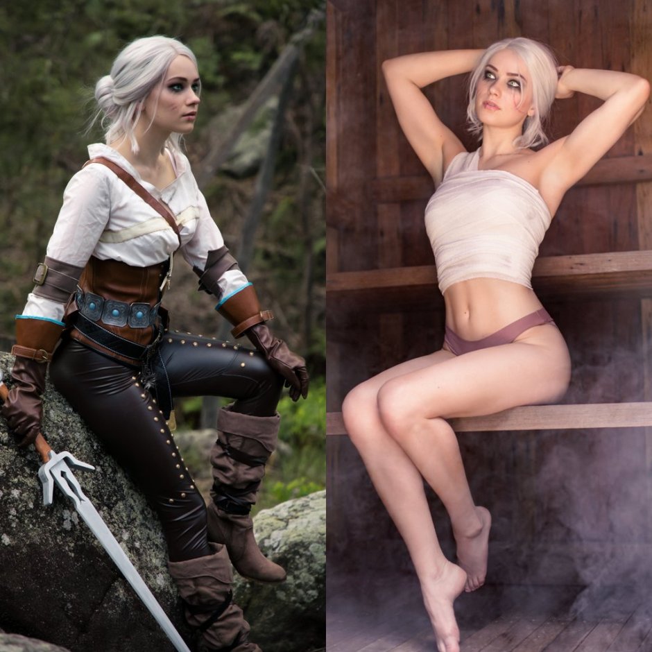 Witcher Tsiri in underwear