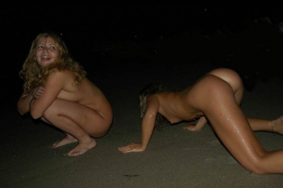 Tourist undressed in the campaign