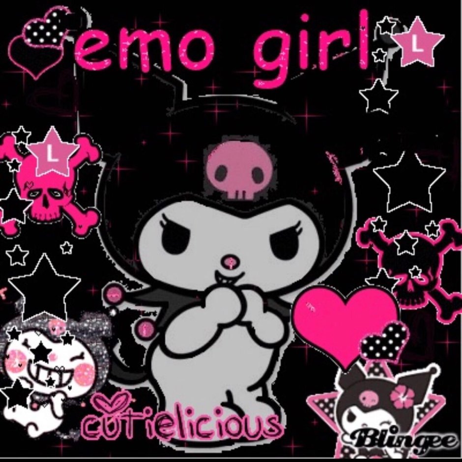 Hallow Kitty Emo