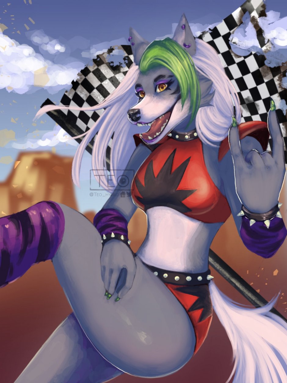 Roxanne Wolf swimsuit