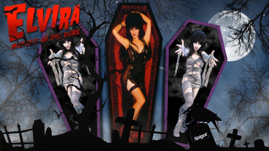 Elvira lord of darkness wallpaper