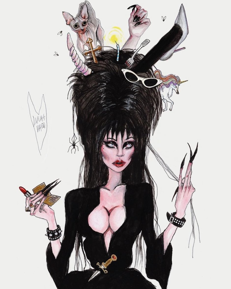 Elvira Lord of Darkness Art