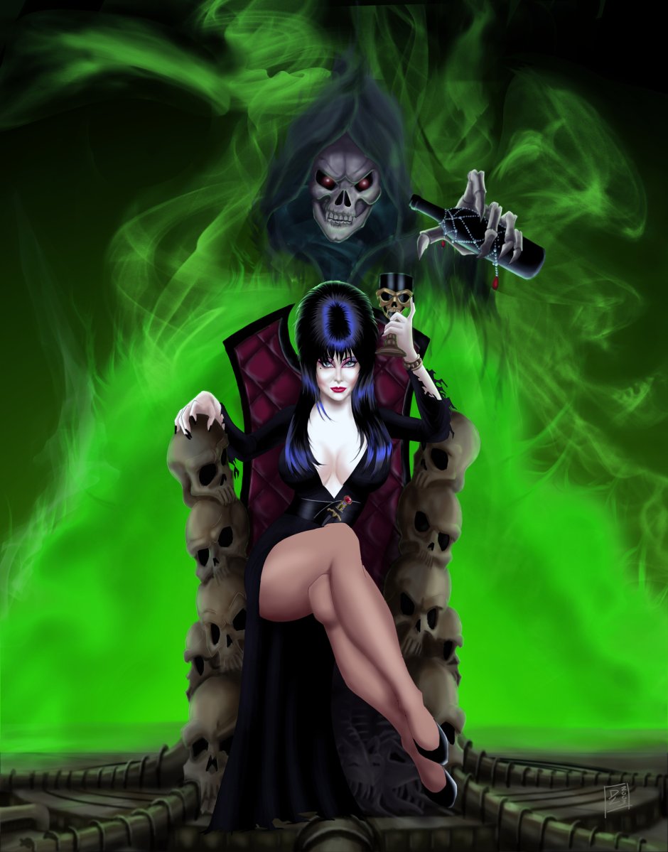 Elvira Lord of Darkness Art