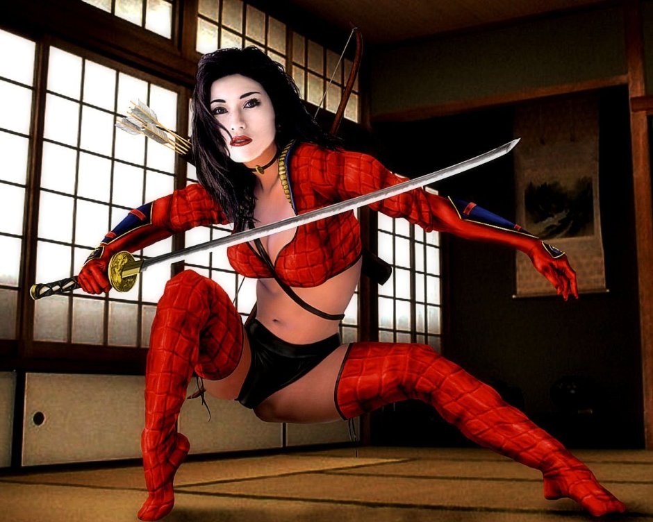 Asian cosplayers