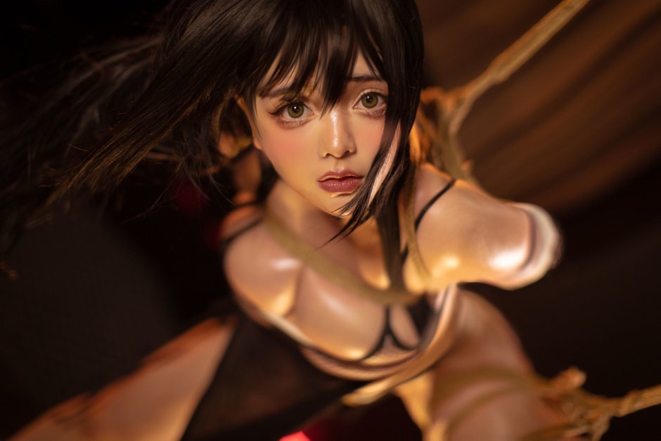 Girls fight on swords