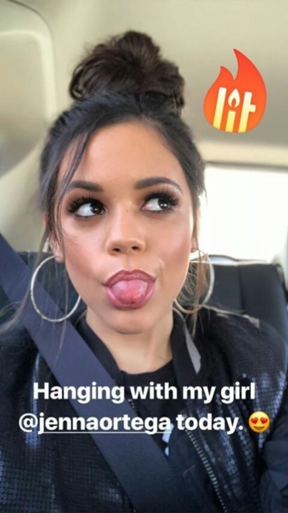 Jena Ortega tongue