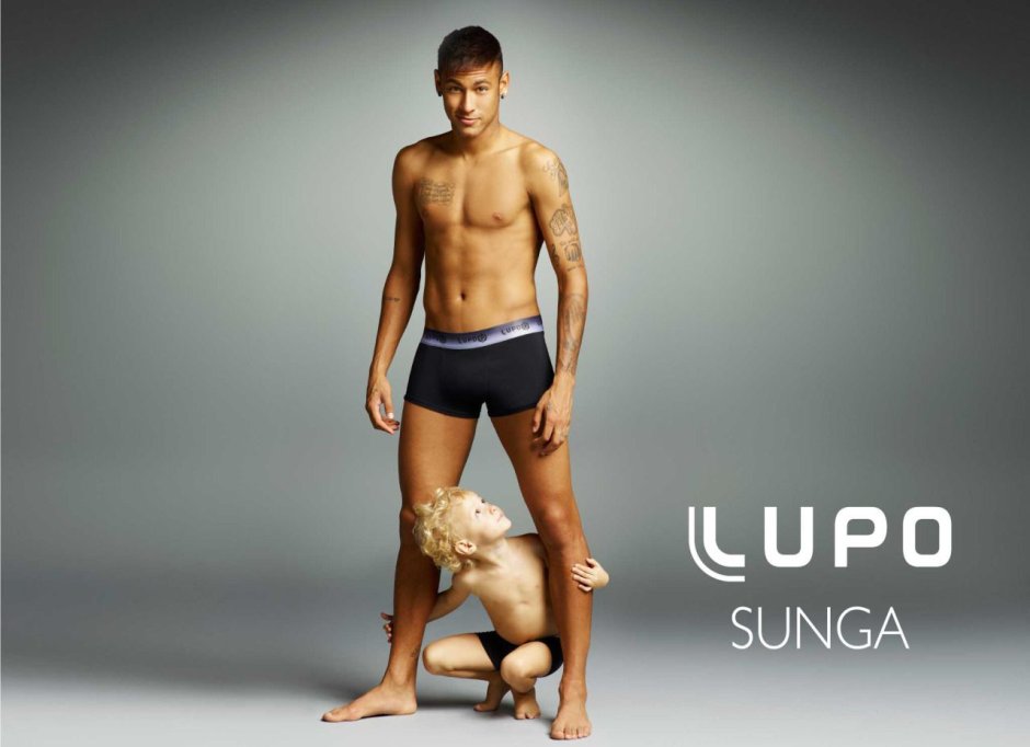 Neymar football player is naked