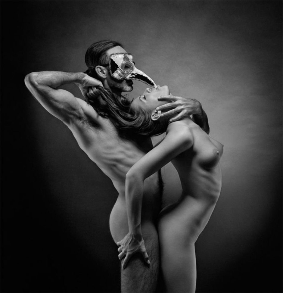 Erotic photo shoot of the couple