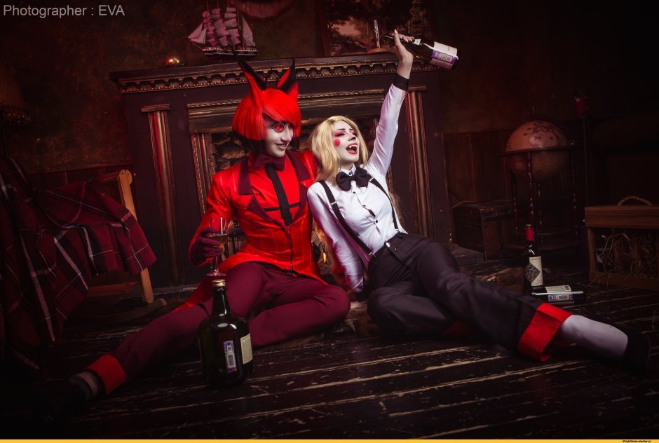 Charlie Magne and Alastor Cosplay