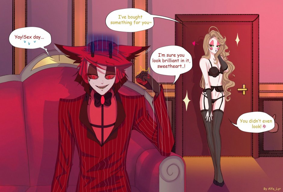 Hotel Khazbin Charlie and Alastor comics