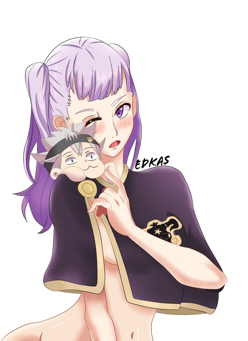 Anime Black Clover Asta and Noel