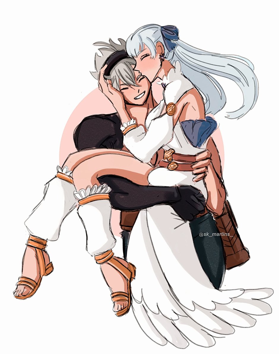 Black Clover Asta and Noel Love