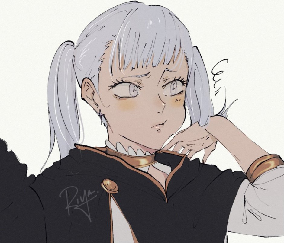Black Clover Asta and Noel kiss