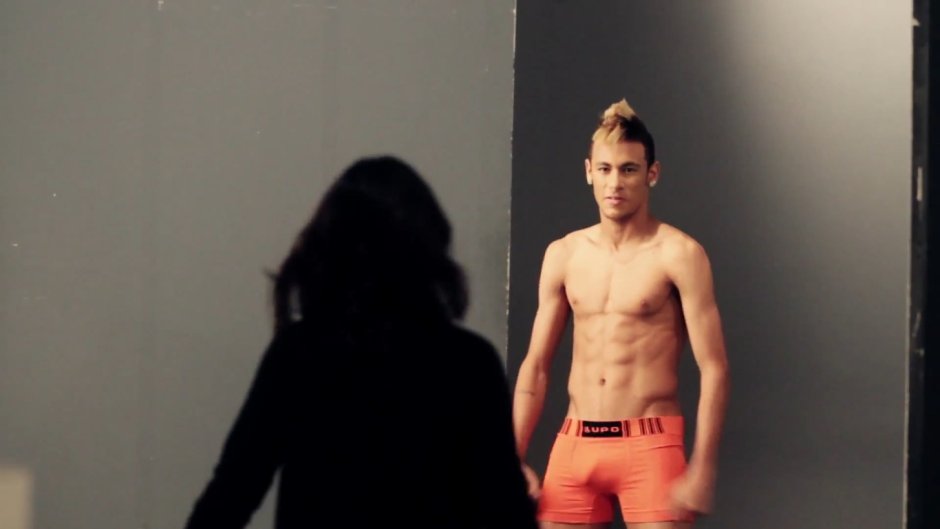 Lionel Messi is naked
