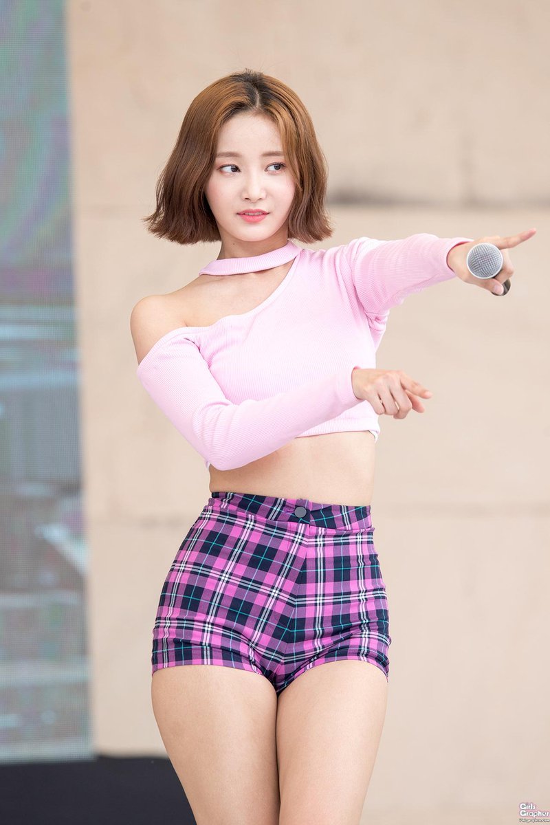 Nancy McDoni Momoland in a swimsuit