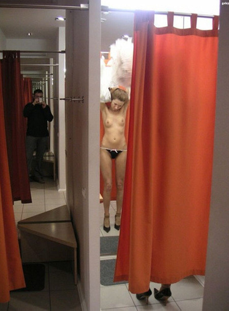 Naked ladies in the fitting room