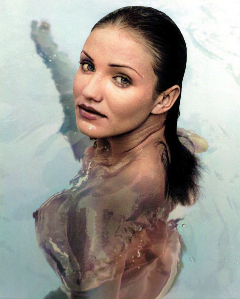 Cameron Diaz Naked chest