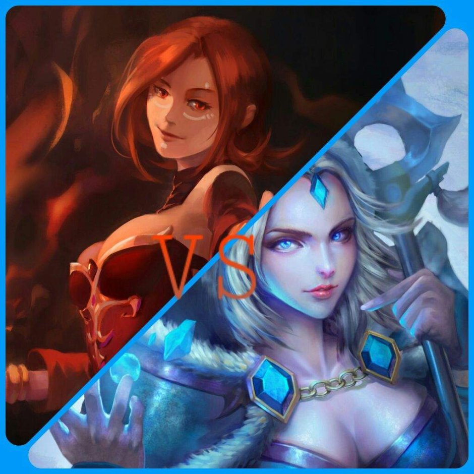 Lina and Crystal Maiden