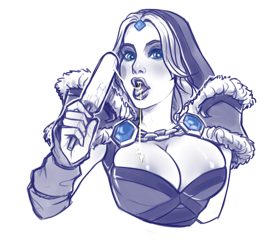 Crystal Maiden ahegao
