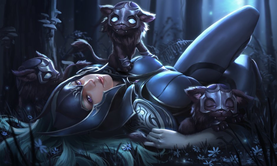 Moon Dota 2 art +18