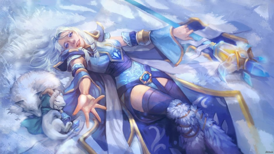 Crystal Maiden Dota 2 art