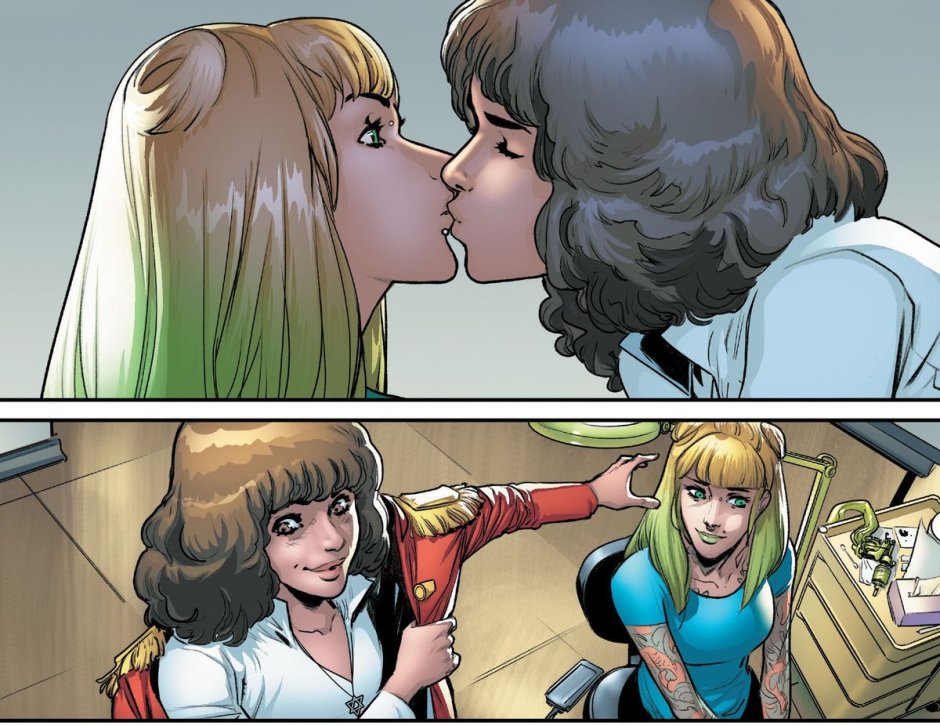 Peter Parker and Kitty Pride