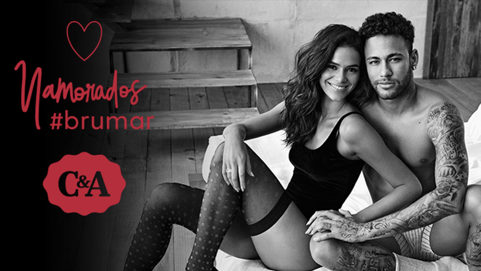 Neymar and Bruna