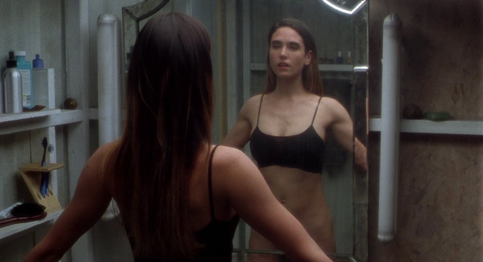 Julianna Moore in his youth in underwear