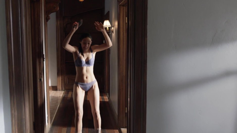 Emma Butot in a swimsuit