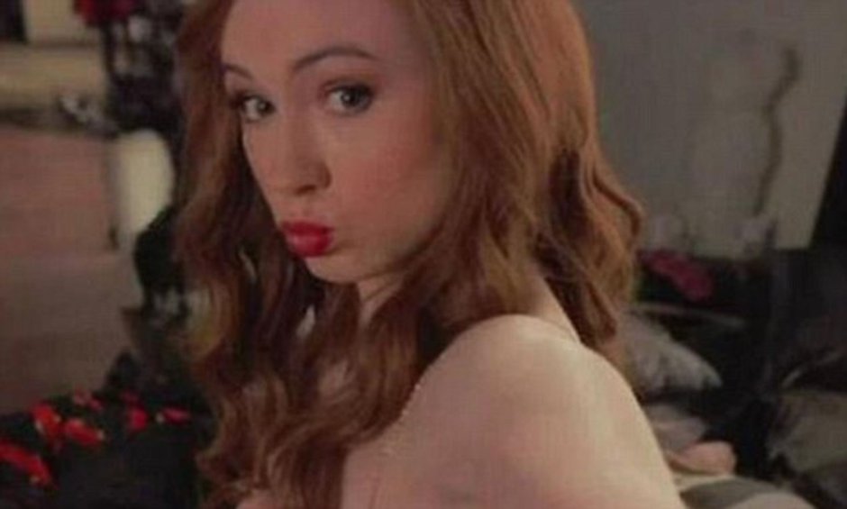 Karen Gyllan in underwear