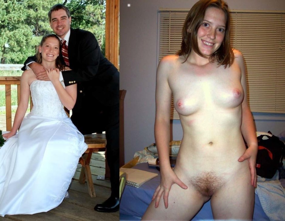 Naked brides after the wedding private