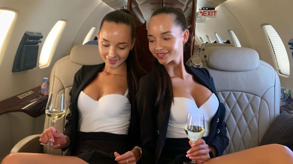 Kazan twins Adeline and Alina