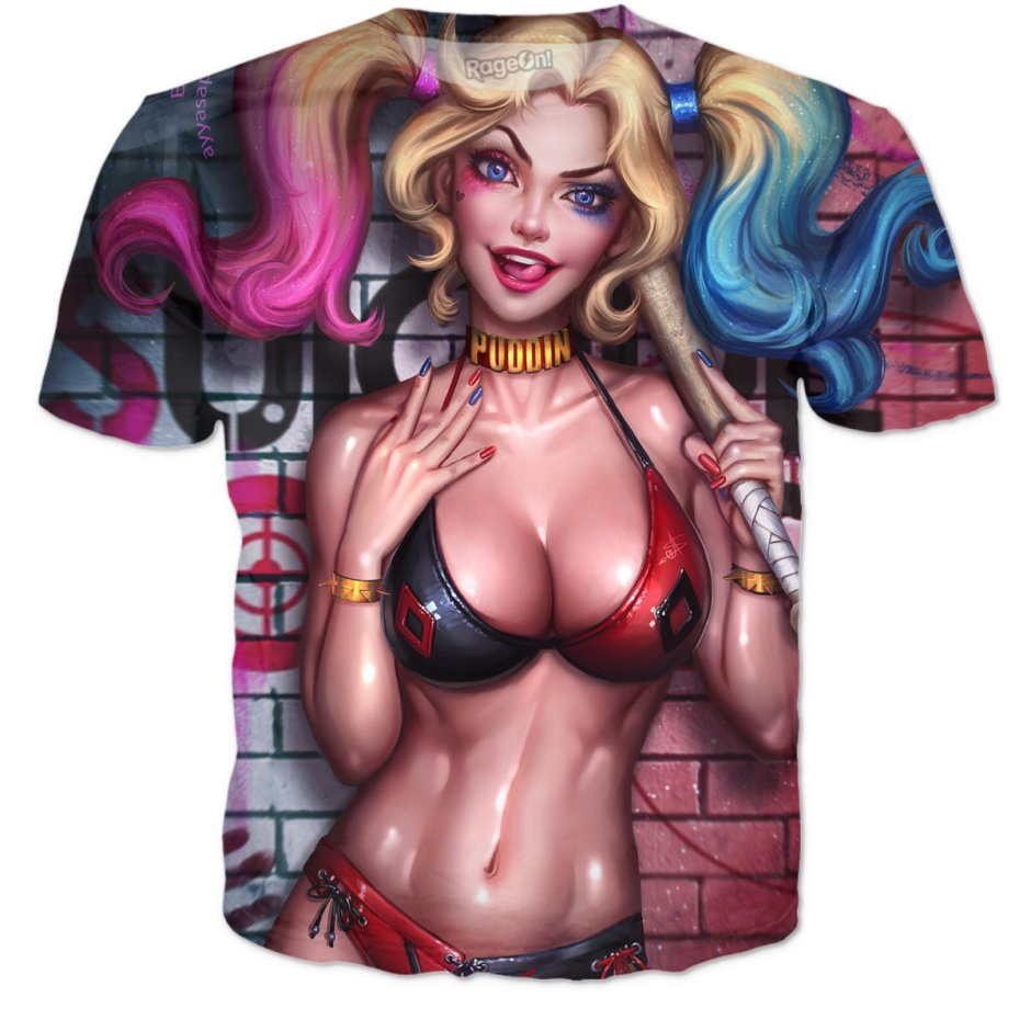 Naked boobs Harley Quin