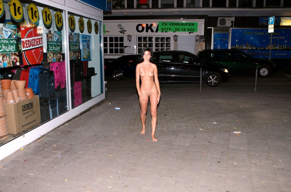 Naked Nikolay Nick in public
