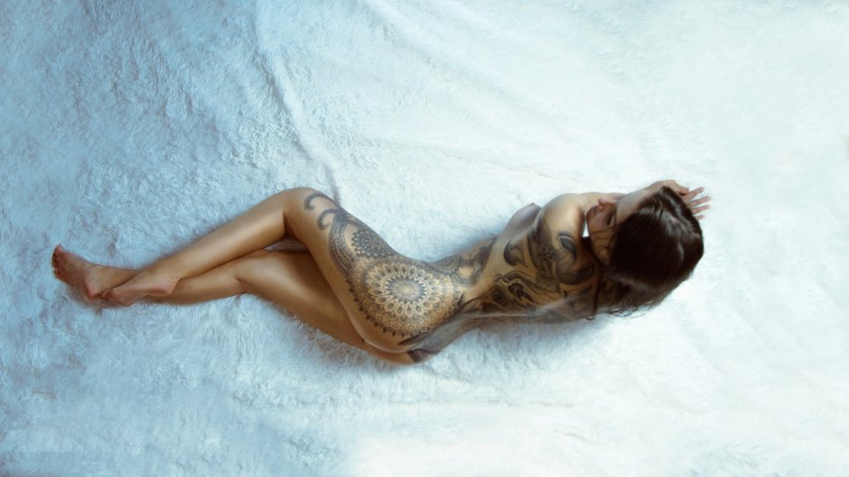 The structure of the female body anatomy