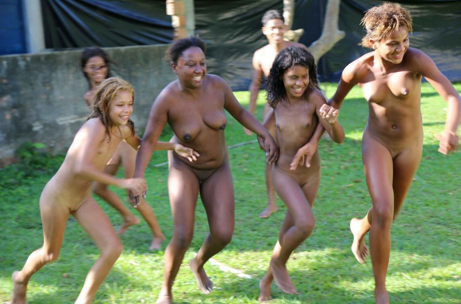 Naked girls at the holiday
