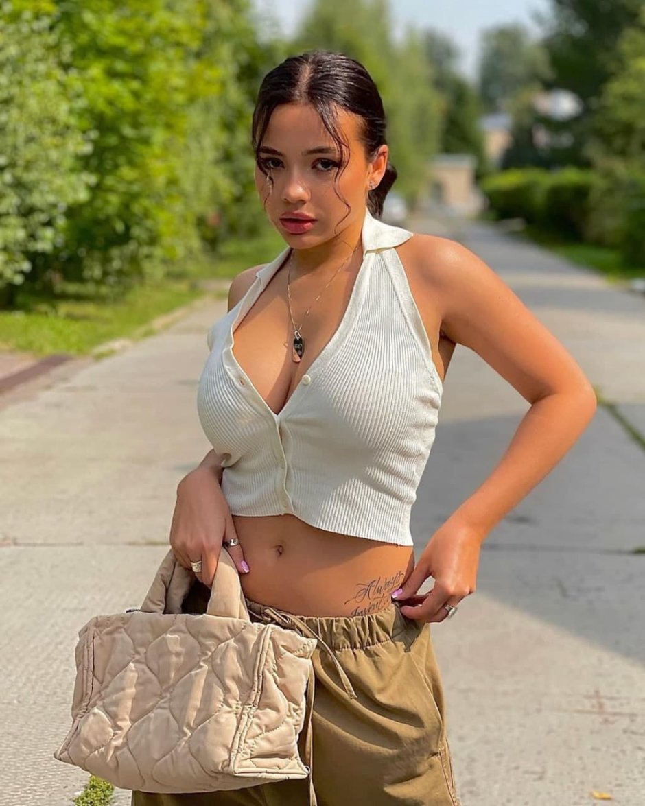 Valya carnival in thongs