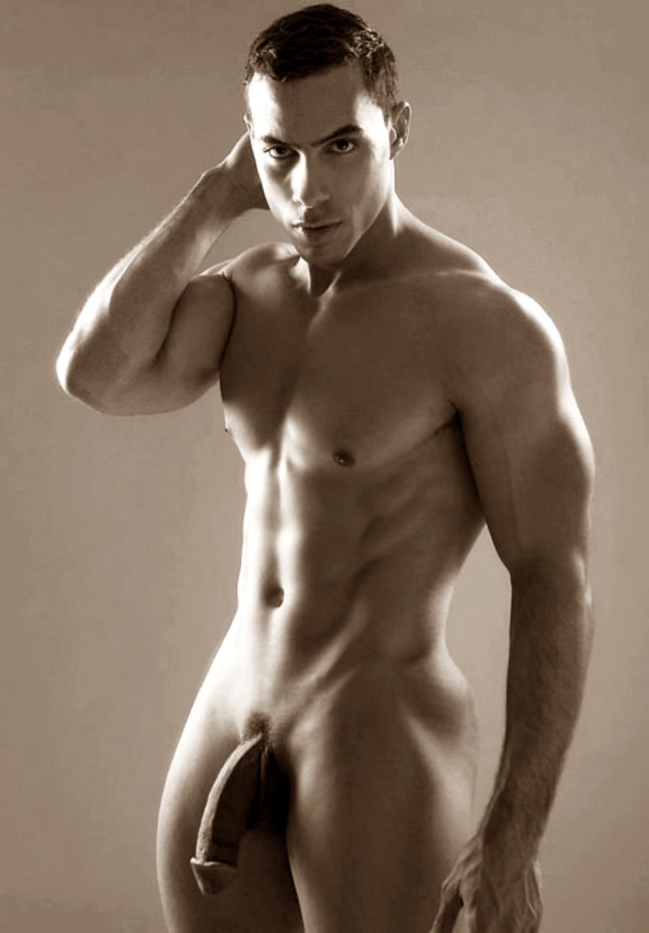 Beautiful naked male body