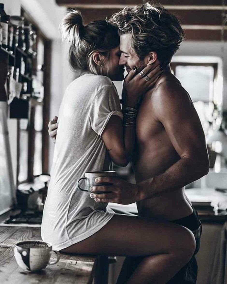 Man and woman passion