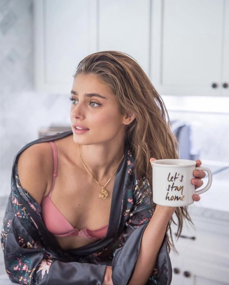 Taylor Hill with coffee