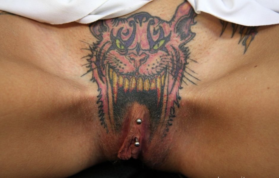 Tattoos in intimate places