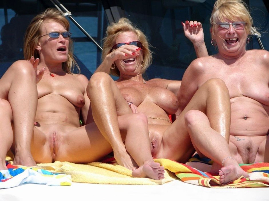Feast of naked nudists