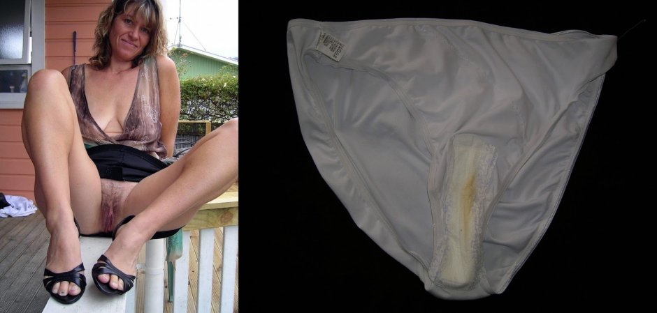 Older women in dirty underpants