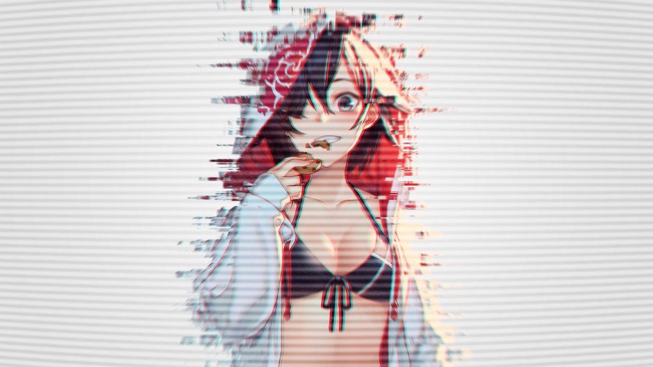 Wallpaper of the girl's anime