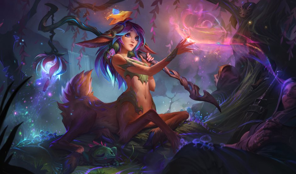 League of Legends Lilia Art