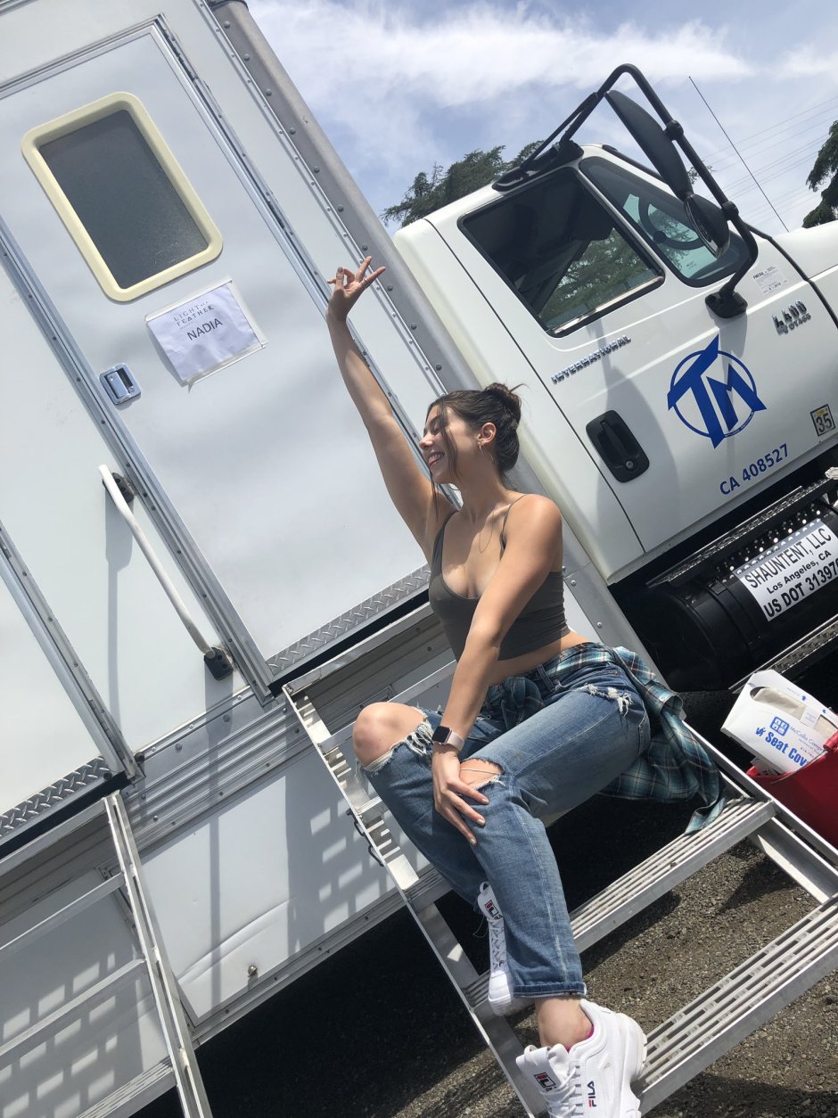 Naked Kira with her naked man