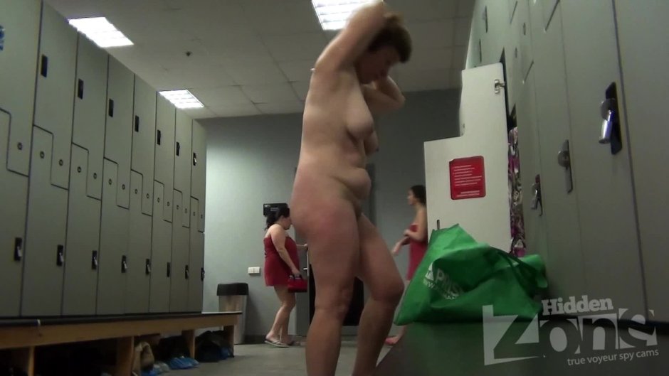 Naked women in the locker room