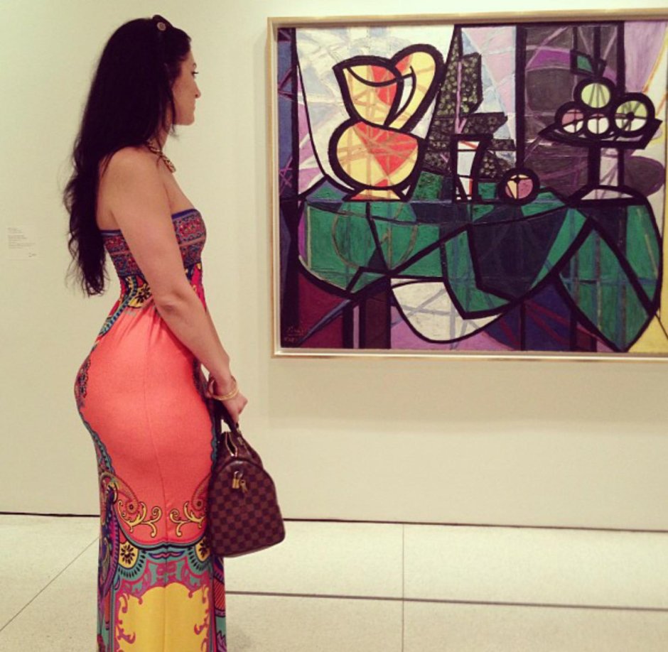 Rosee Divine in a dress
