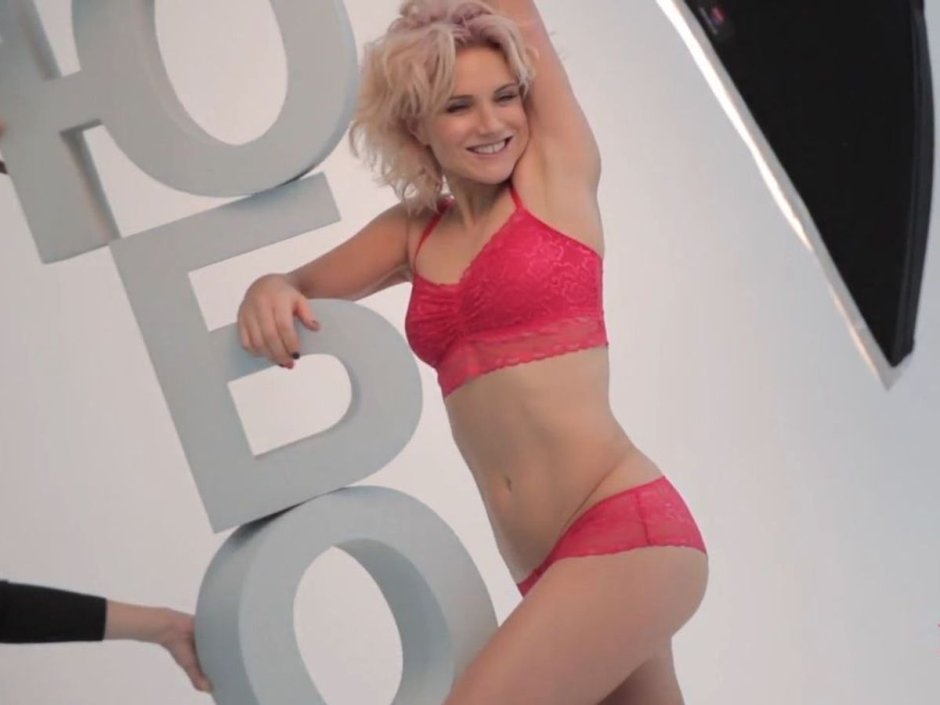 Irina Tonsheeva in a swimsuit