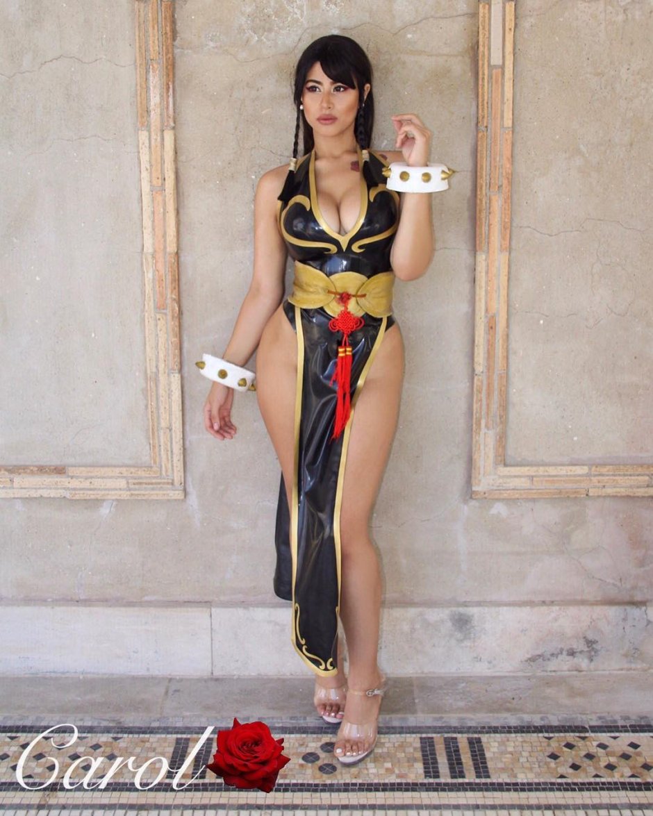 Brown -legged Chun Lee Cosplay